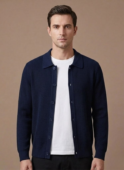 Cardigan décontracté à manches longues pour homme
