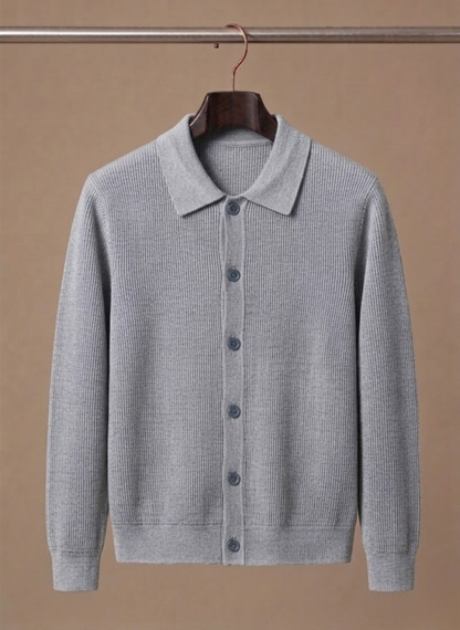Cardigan décontracté à manches longues pour homme