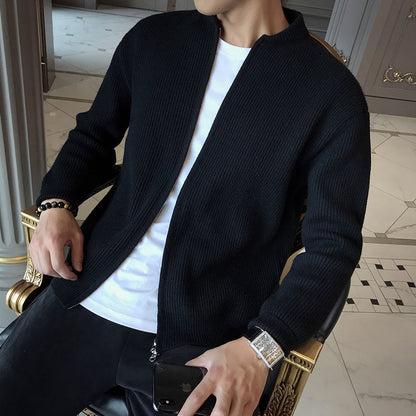 Klassischer Herren-Strickcardigan