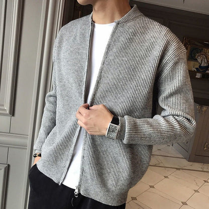 Klassischer Herren-Strickcardigan