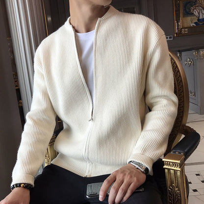 Klassischer Herren-Strickcardigan