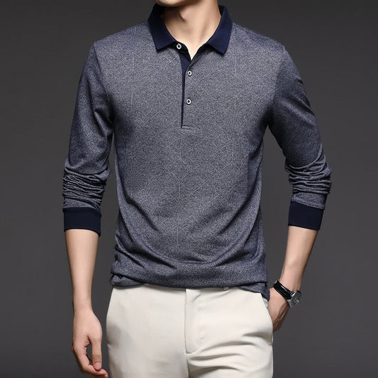 Polo da uomo a maniche lunghe Belami