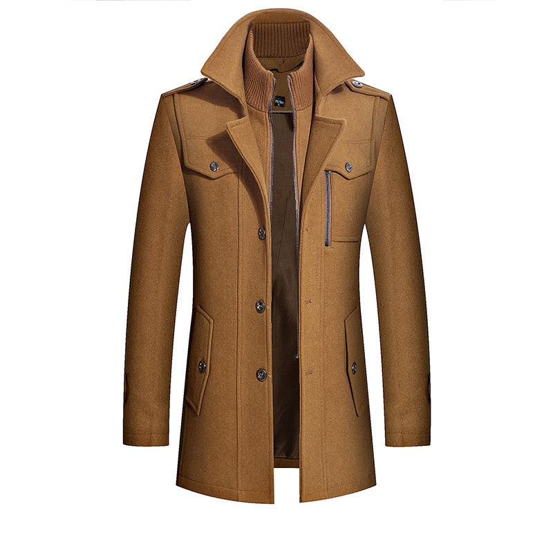 Pánský kabát Henry v business casual stylu