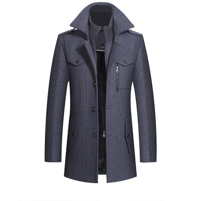 Pánský kabát Henry v business casual stylu
