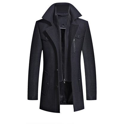 Pánský kabát Henry v business casual stylu