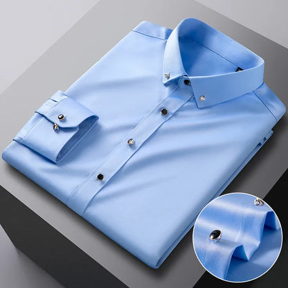 Hedvábná košile Edmond Aman Premium