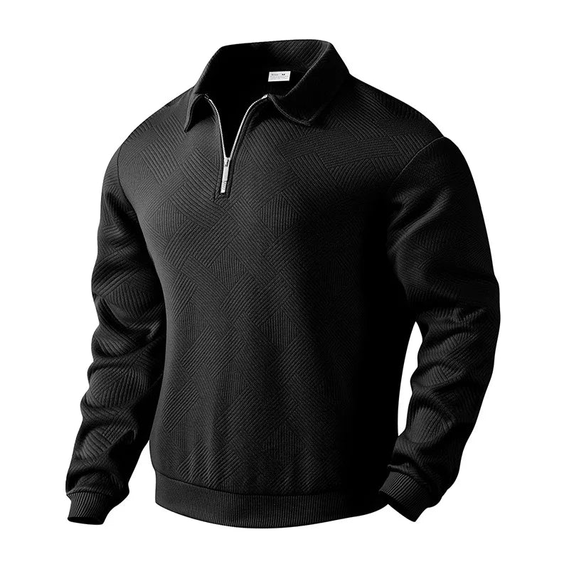 Max Vero Long Sleeve Zip Polo Shirt