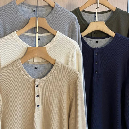 Vinthentic Signature Waffle Long Sleeve Shirt