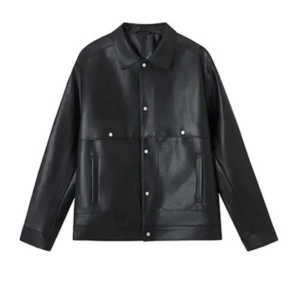 Chaqueta vintage de cuero Hamilton Crest