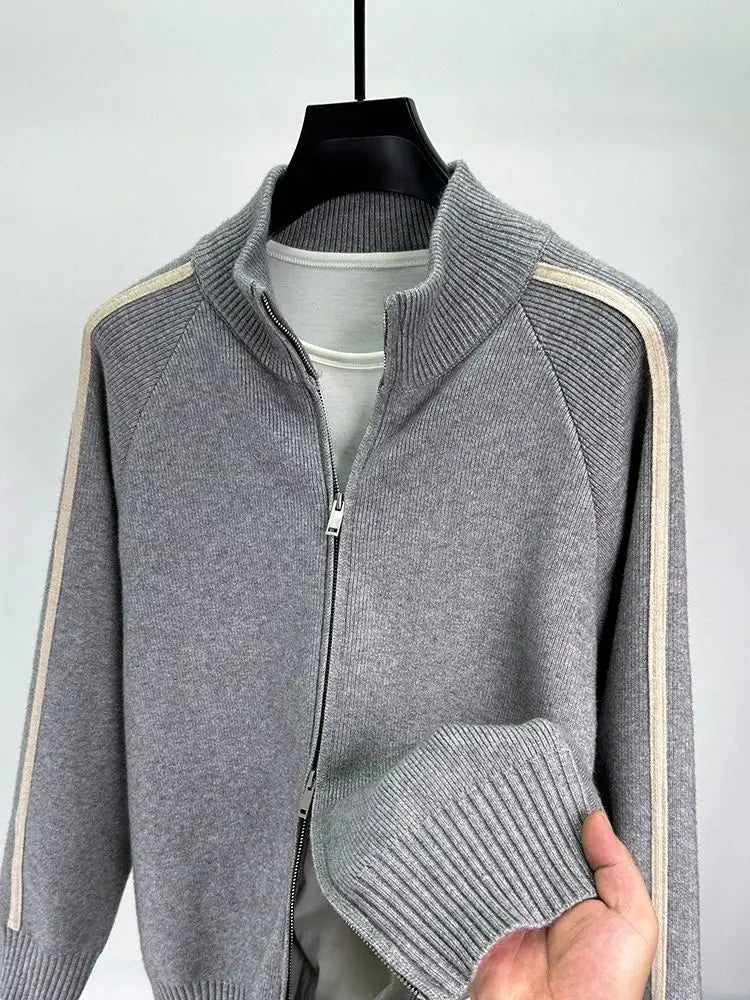 Alden Crown-strikket designerjakke