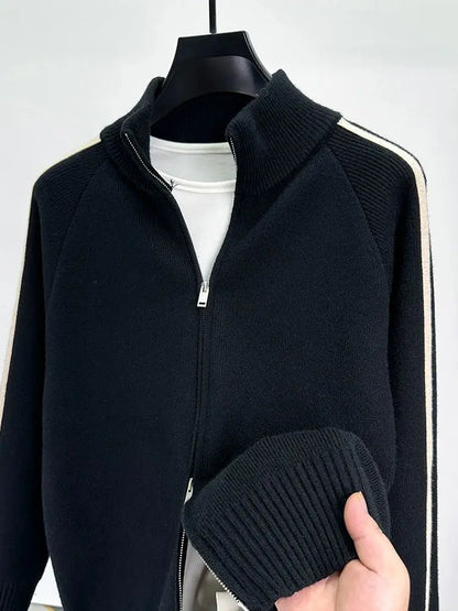 Alden Crown-strikket designerjakke