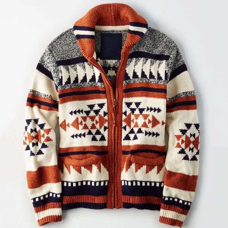 Jachetă cardigan retro Montezuma