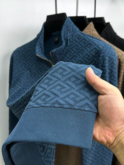 Paolo Uccello kashmirpullover med lynlås