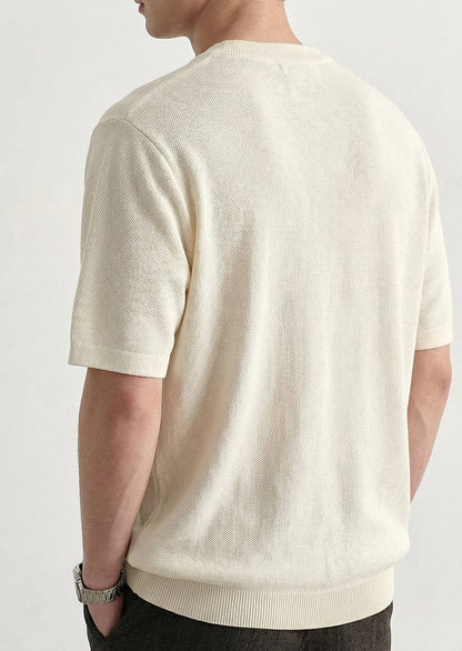 Tricou polo cu textură și croială lejeră