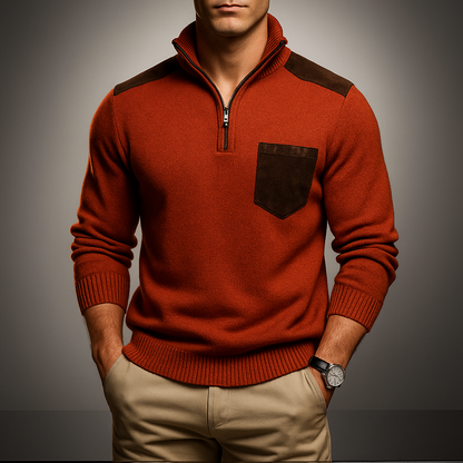 Ribbestrikket cardigan med åpen front