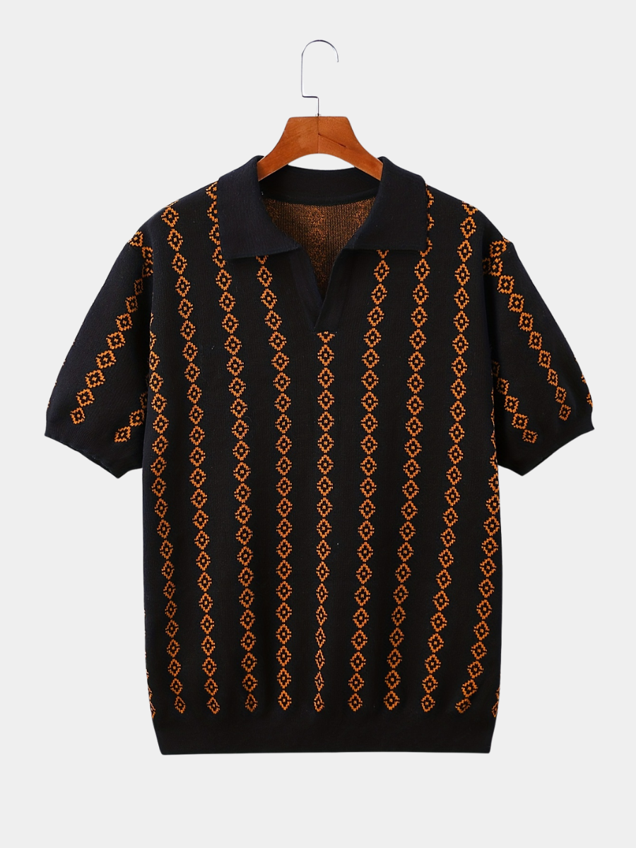 Maglione in maglia lungo con bordo a coste