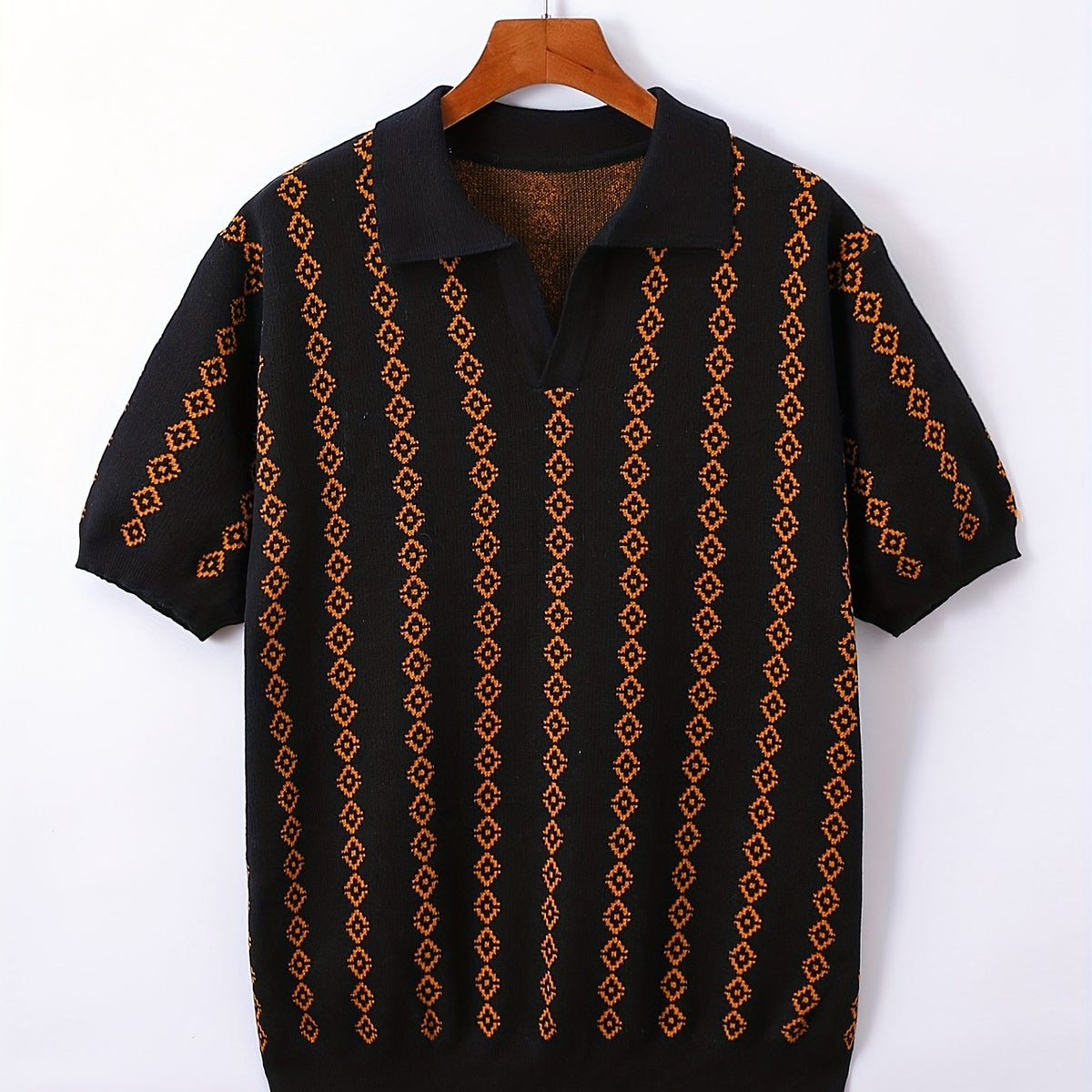 Maglione in maglia lungo con bordo a coste