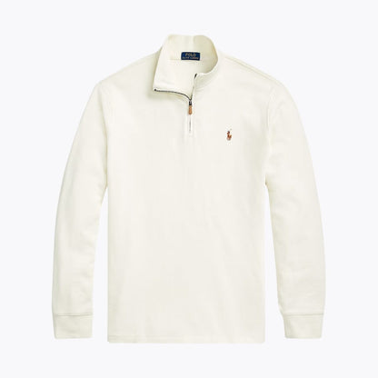 RL Estate-Rib Quarter-Zip Pullover