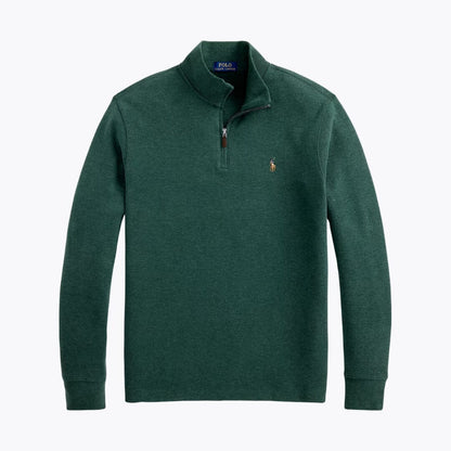 RL Estate-Rib Quarter-Zip Pullover
