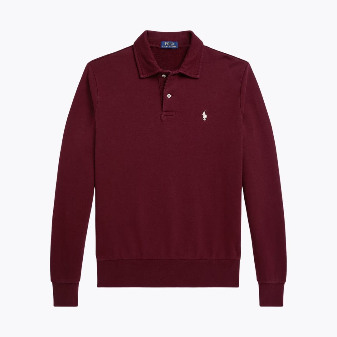 RL Loopback Fleece Collared Sweatshirt